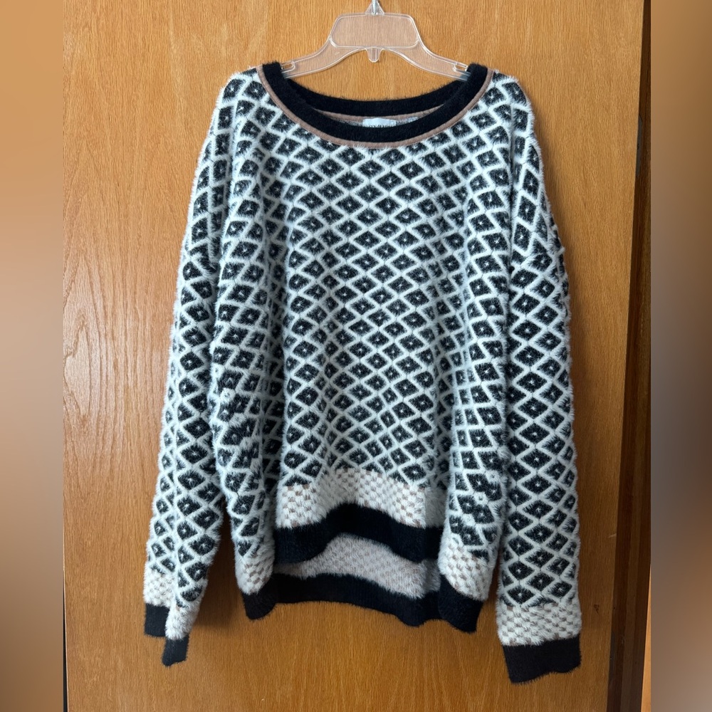 Cyrus Black and Gray Sweater